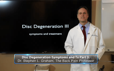 Disc Degeneration – Treatment